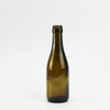 In Stock 187ml Burgundy Screw Top Olive Green Wine Glass Bottle
