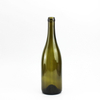 Wholesale Dark Green Burgundy 750ML Wine Glass Bottle