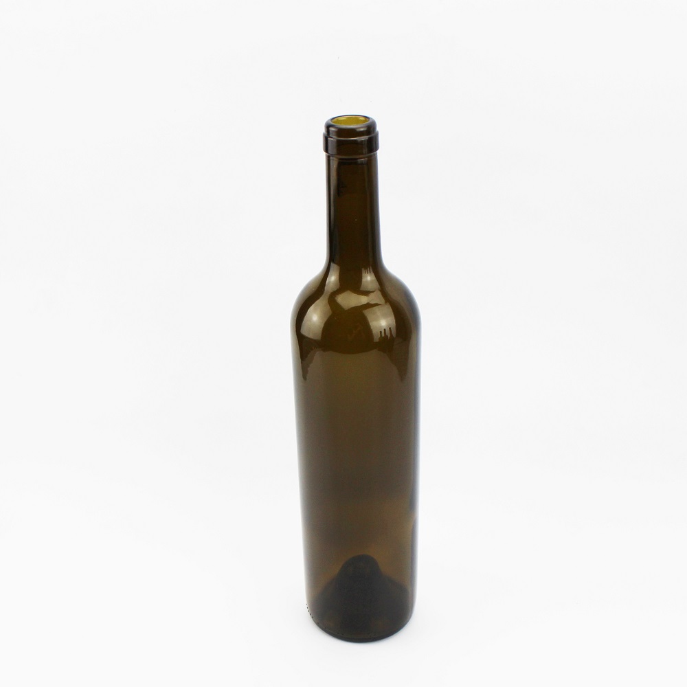 750ml Bordeaux Antique Green Wine Bottle In Stock